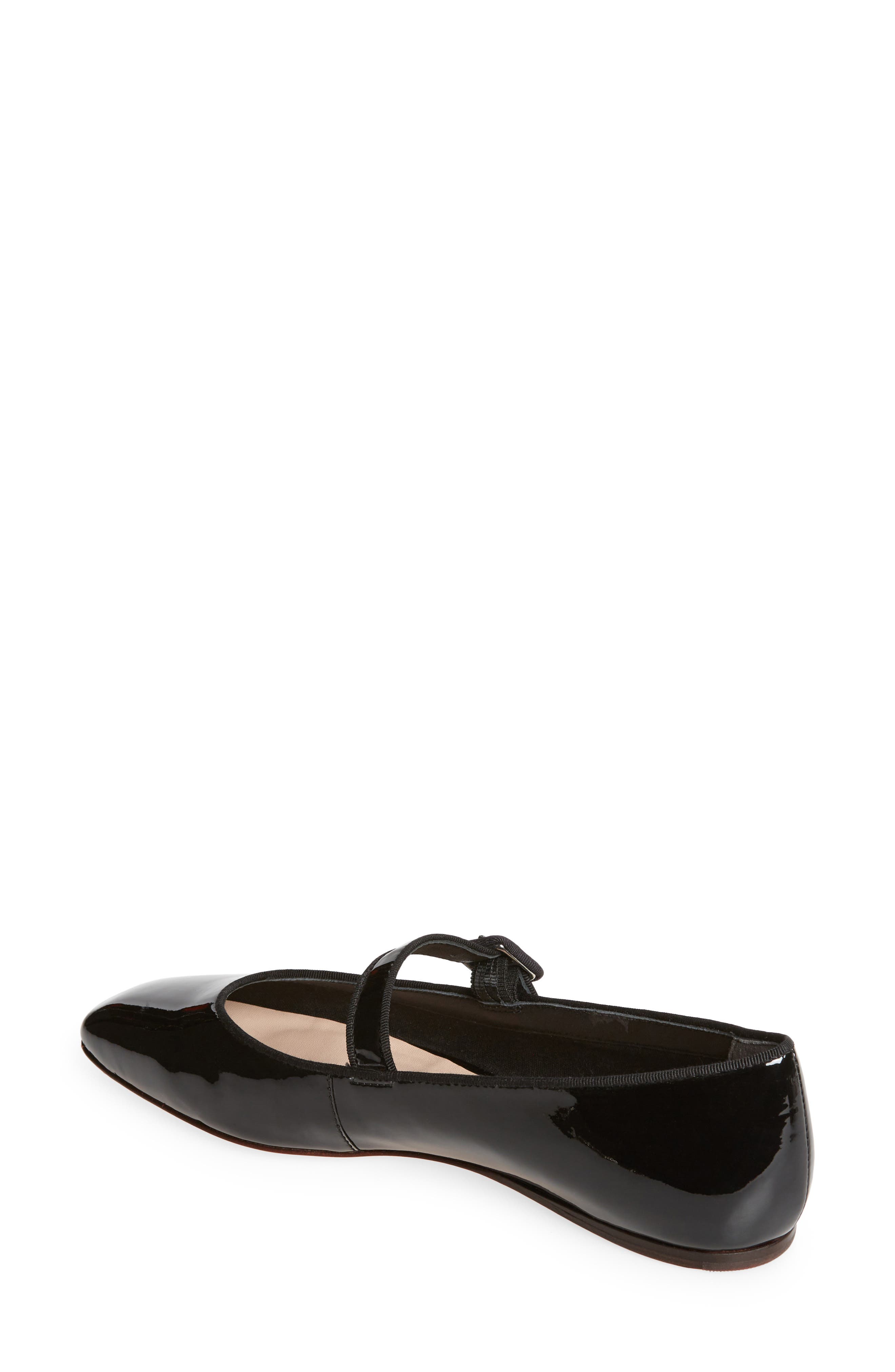 Ginger Mary Jane Flat, Alternate, color, BLACK