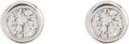 Bony Levy 14K Gold Bezel Diamond Stud Earrings - 0.15 ctw. (Nordstrom Exclusive)