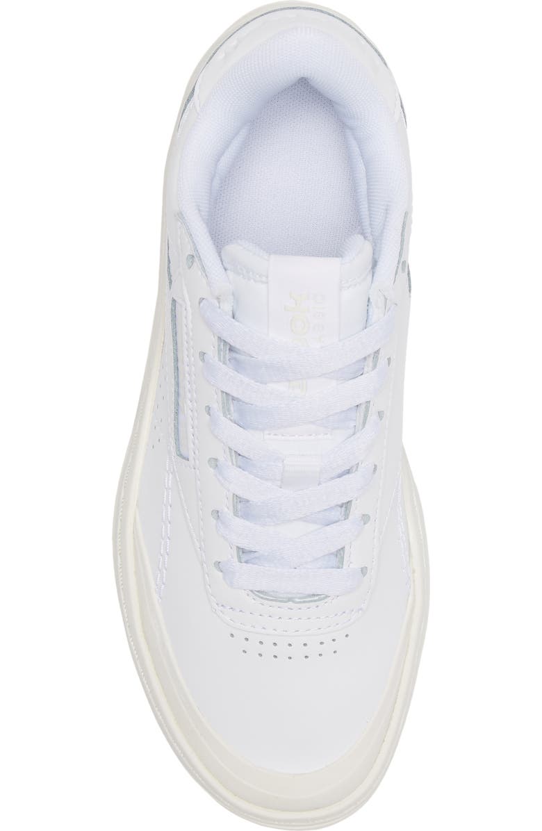 Reebok Club C Double Geo Platform Sneaker, Alternate, color,