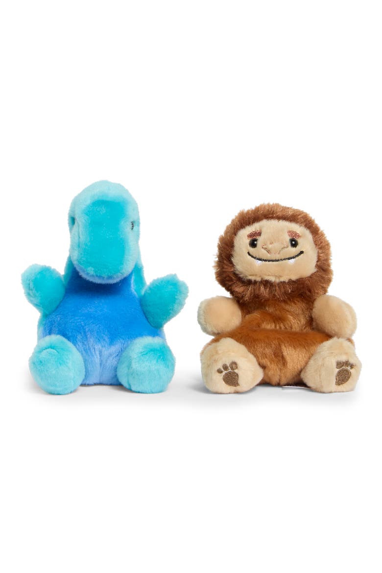 Palm Pals Nessie & Bigfoot 2-Pack Stuffed Animals, Main, color, ASSORTED