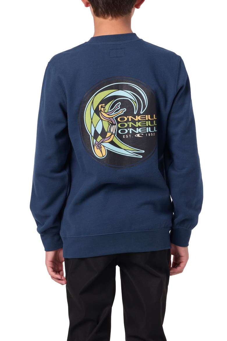 Kids' Fifty Two Graphic Sweatshirt, Alternate, color, MIDNIGHT NAVY