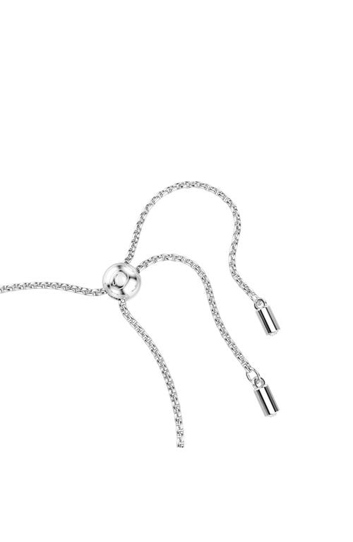 Swarovski Imber Crystal Slider Bracelet In Crystal/silver