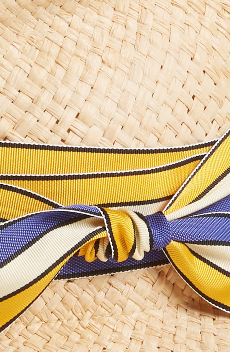 Lola Hats First Aid Striped Band Straw Hat, Alternate, color,