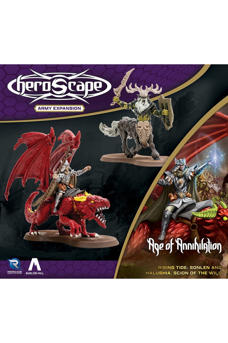 Heroscape Rising Tide, Sonlen & Halushia Scion of the Wild, Alternate, color, Multicolored