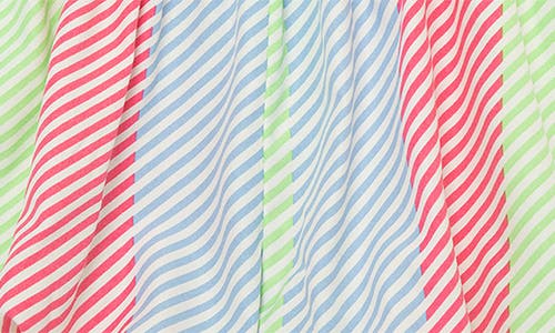Habitual Kids Stripe Bow Accent Bubble Romper In Multi