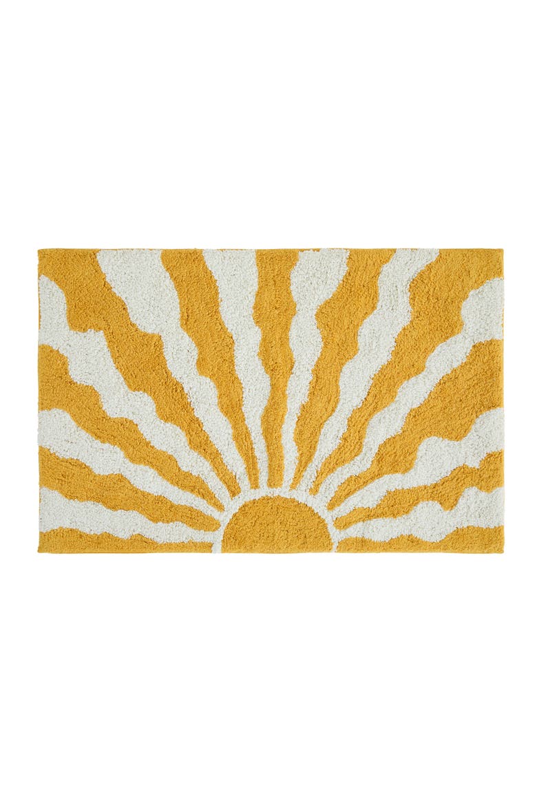 Arc Patterned Bath Mat, Main, color, SUNRISE YELLOW