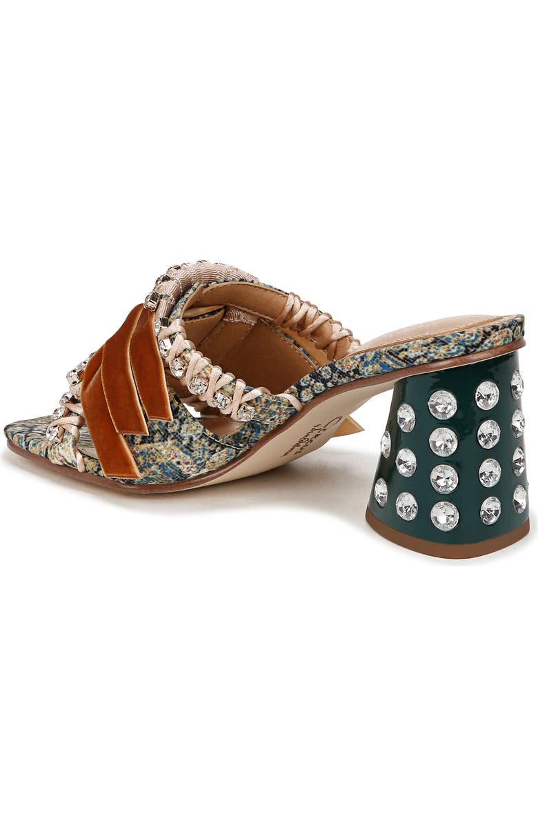 Circus NY by Sam Edelman Vera Block Heel Sandal, Alternate, color, Ocean Sapphire Multi