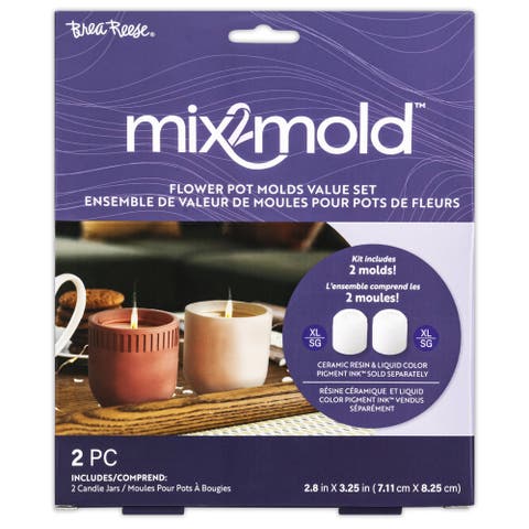 Mix2Mold Molds Value Set Candle Holder 2Pc