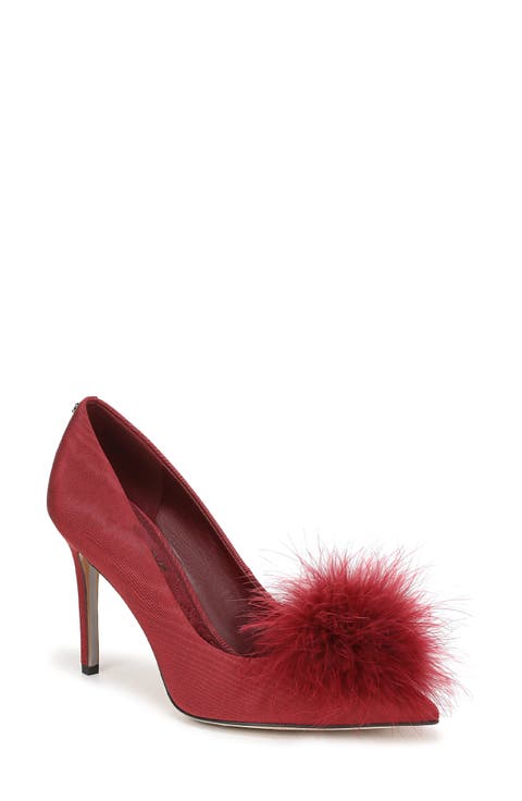 Hazel Feather Embellished Pump (Women)