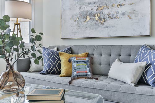 Carol & Frank Ciara Woven And Tufted Decorative Throw Pillow, 20" X 20" With Tassels In Blue