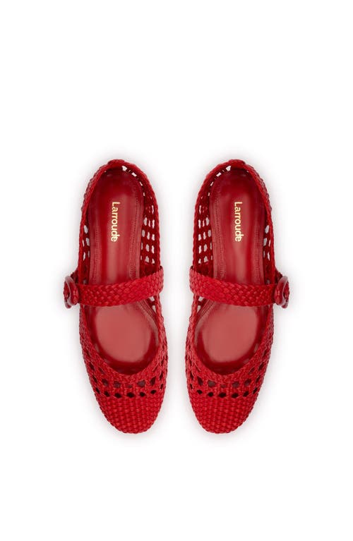 Larroude Larroudé Verona Macrame Ballet Flat