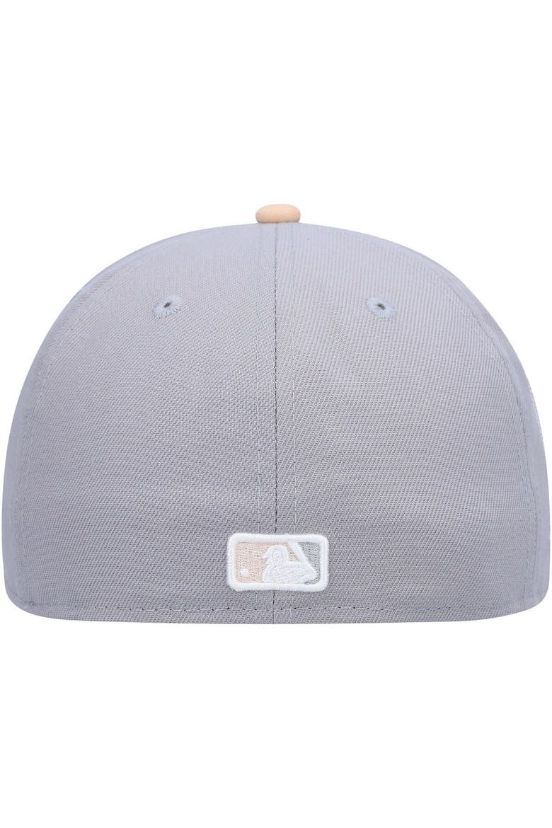 Men's New Era Gray/Peach San Francisco Giants 2007 MLB All-Star Game Purple Undervisor 59FIFTY Fitted Hat, Alternate, color, Gray