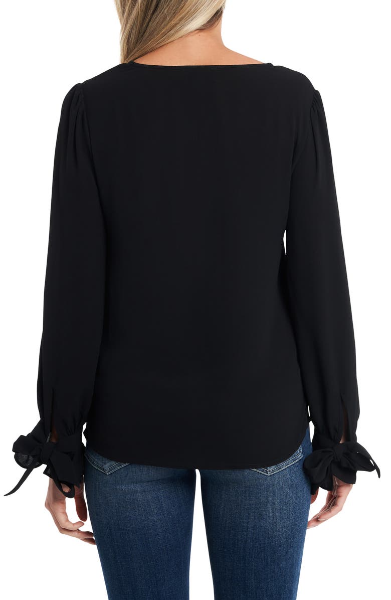 CeCe Tie Sleeve Top, Alternate, color, 