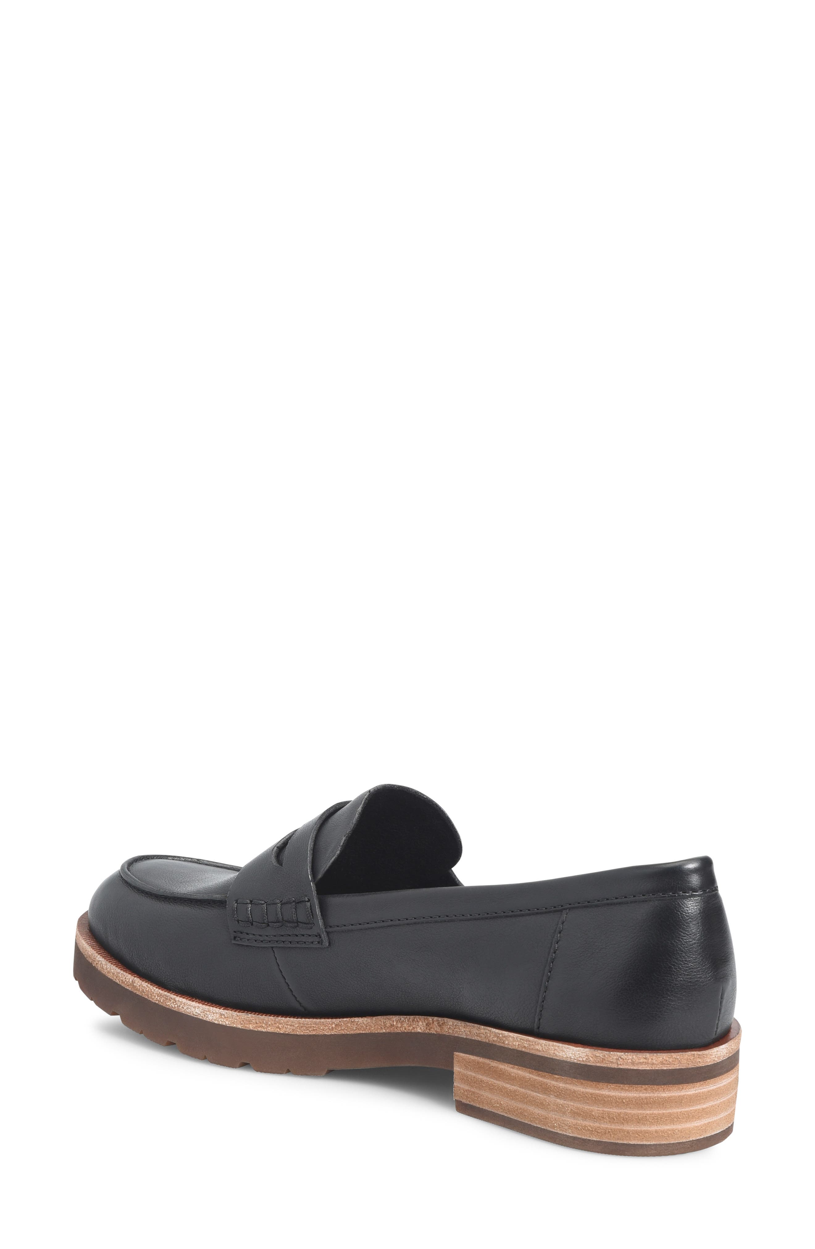 Kork-Ease<sup>®</sup> Carlisle Penny Loafer, Alternate, color, Black