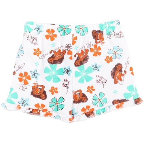 Disney Princess T-shirt & French Terry Shorts Set In Multi
