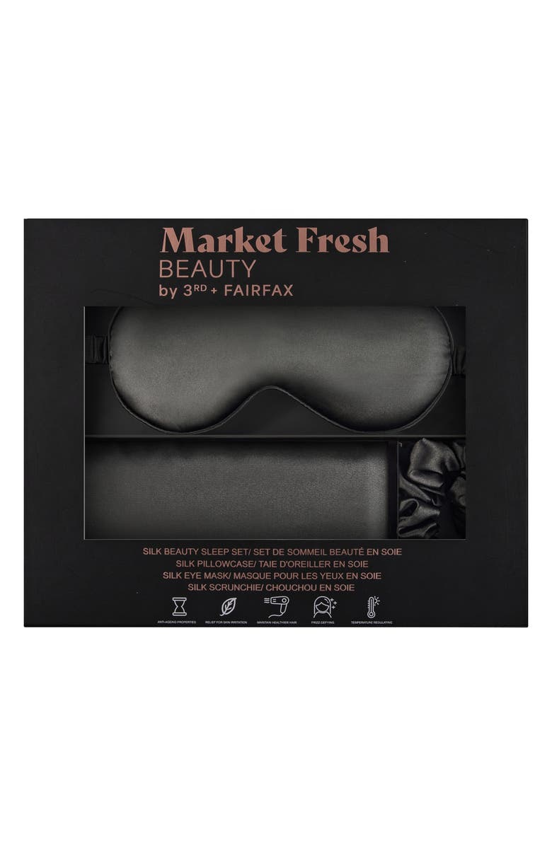 Market Fresh Beauty Silk Sleep Mask, Pillowcase & Scrunchie Set, Alternate, color,