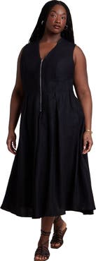ELOQUII Relaxed Maxi Dress With O Ring
