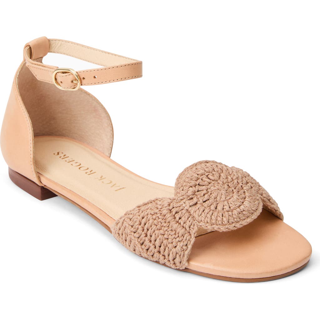 Jack Rogers Laurin Ankle Strap Sandal In Toast/toast Nap
