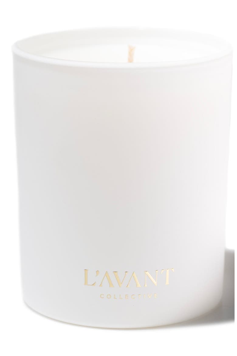 Fresh Linen Candle, Main, color, WHITE