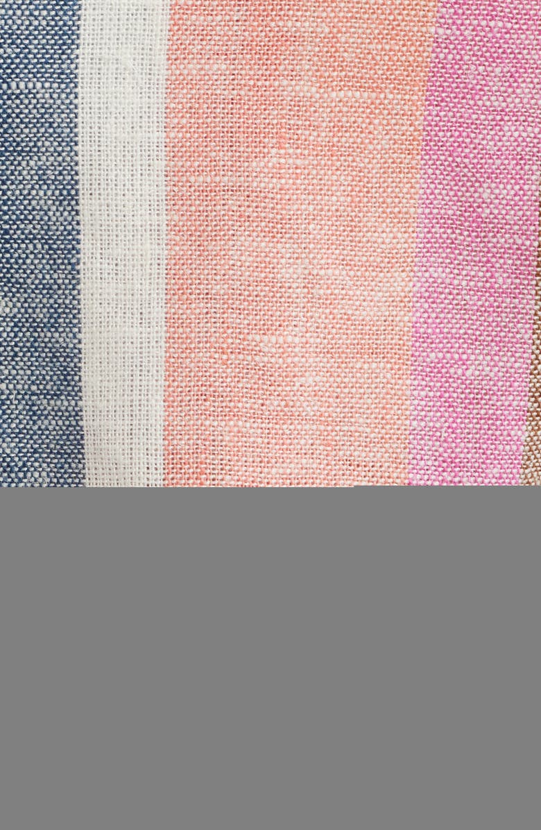 WAYF Rio Stripe Linen Blend Handkerchief Top, Alternate, color, 