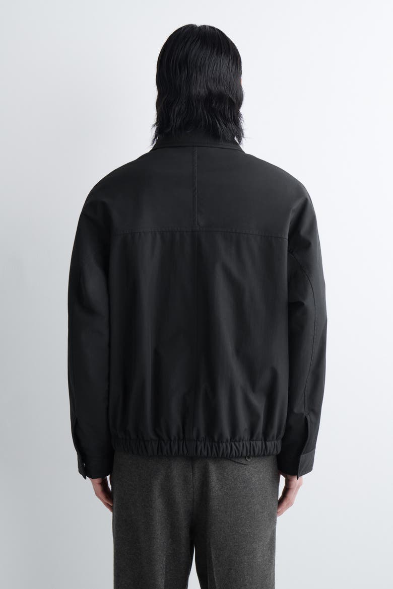 Padded Nylon Utility Jacket, Alternate, color, BLACK