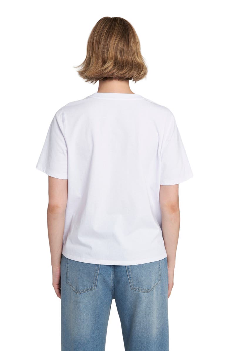 ELLE Collection Graphic Tee T-Shirt, Alternate, color, White/Black