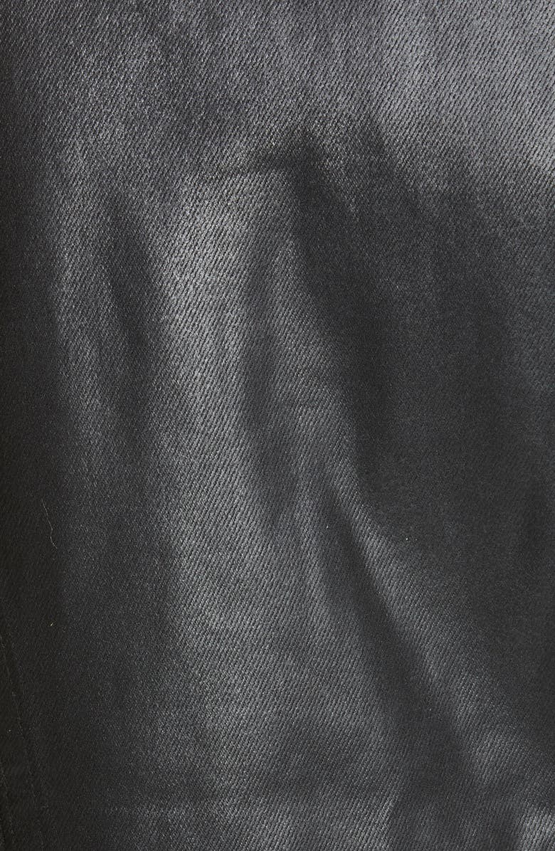 L'AGENCE Janelle Slim Fit Coated Jacket, Alternate, color, 