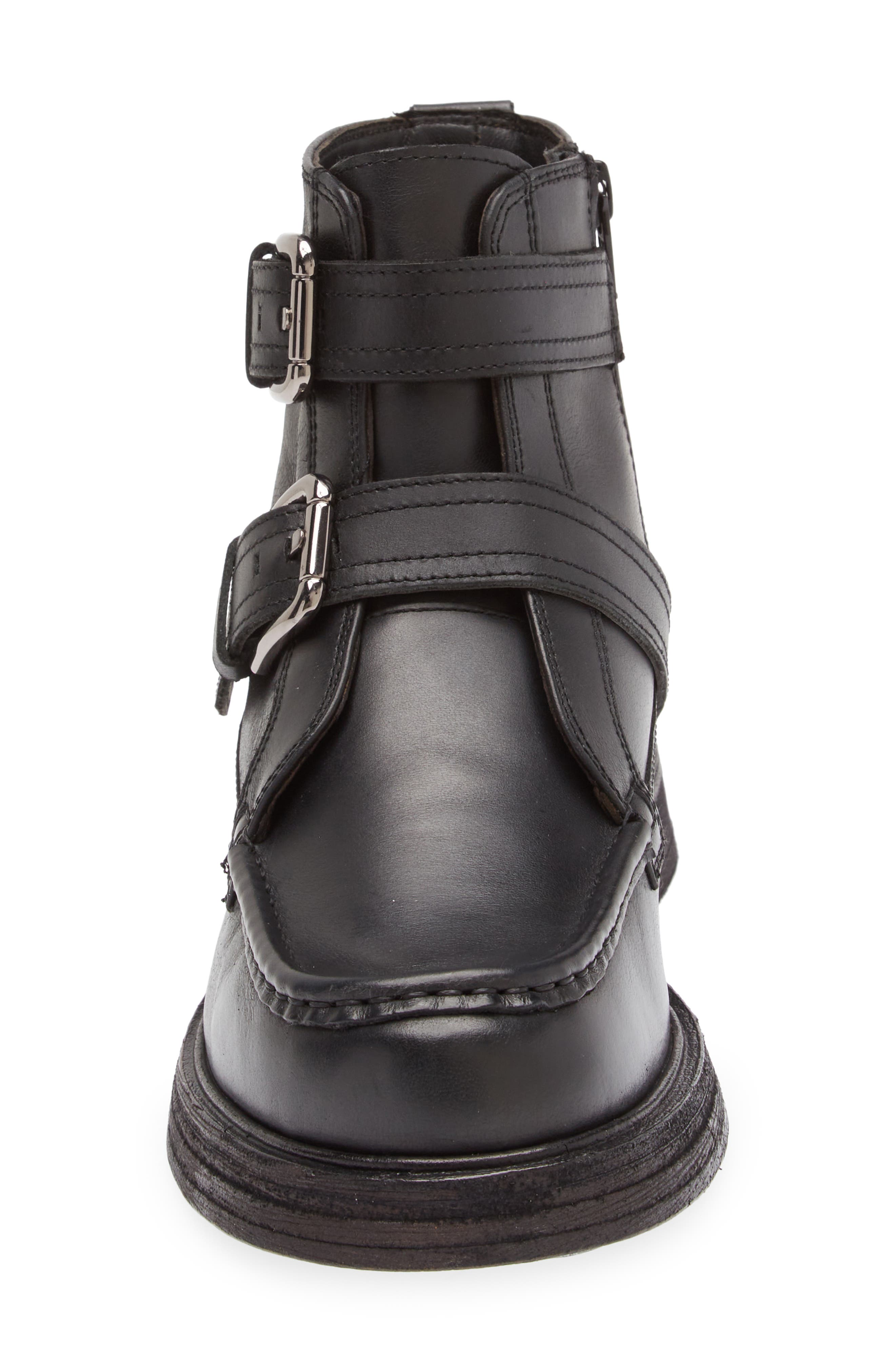 Free People Isla Zip Moto Boot, Alternate, color, 