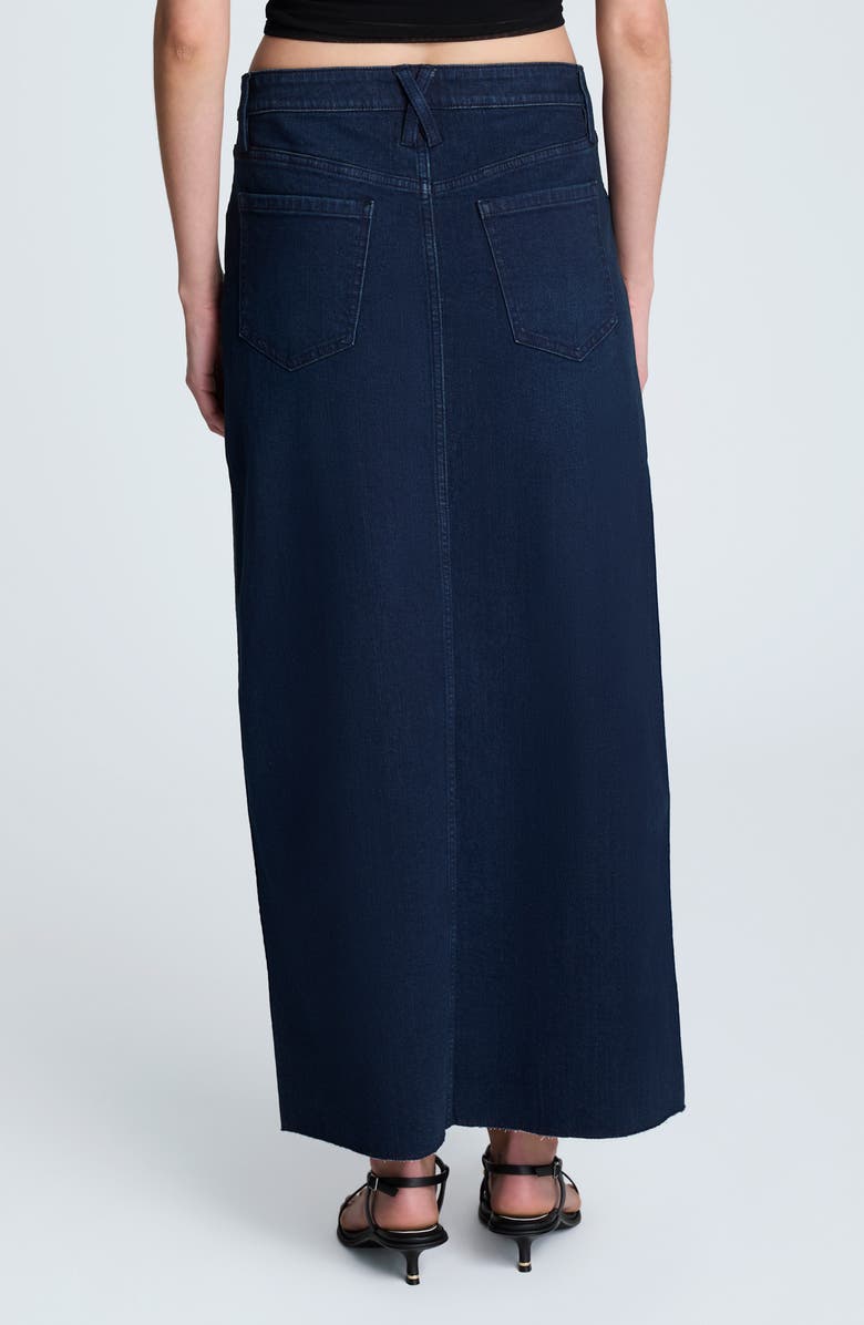 Kenneth Cole Denim Maxi Skirt, Alternate, color, Midnight Rinse Wash
