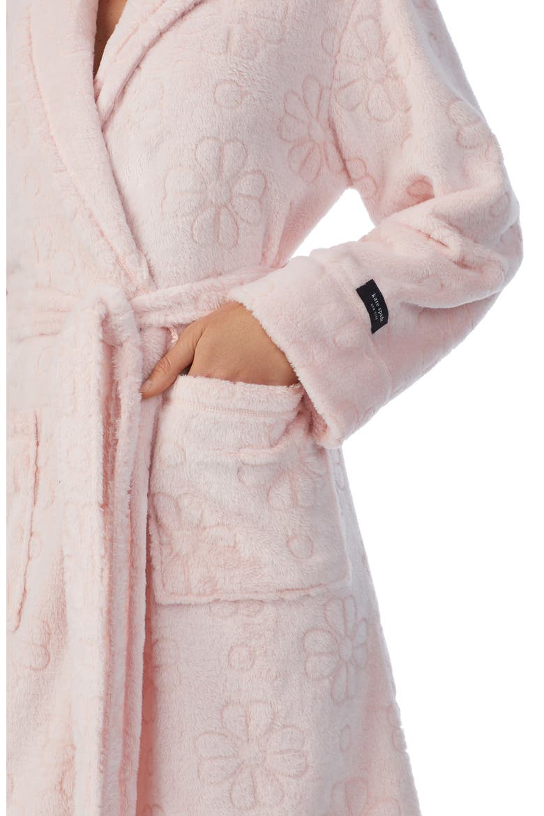 plush robe, Alternate, color, ROSE