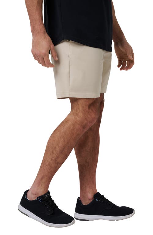 Travismathew Stretchknit 8-inch Shorts In Italian Sand