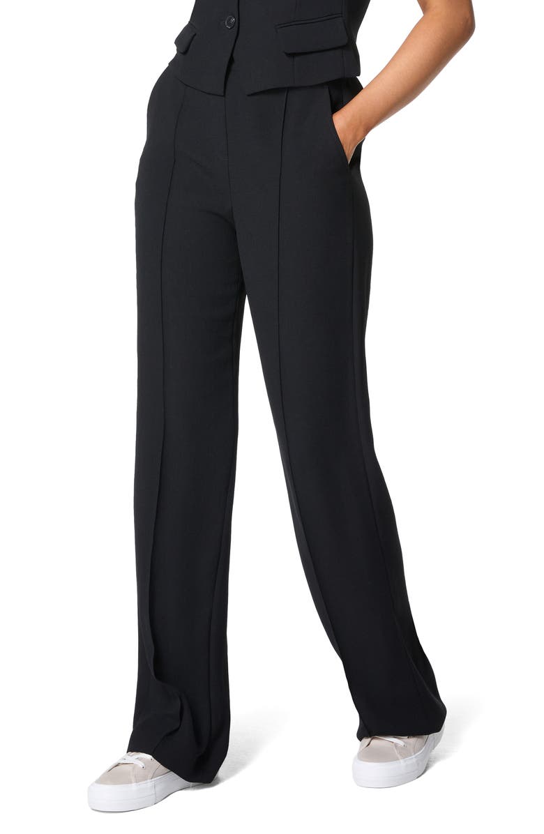 SPANX<sup>®</sup> Crepe Straight Leg Pants, Main, color,