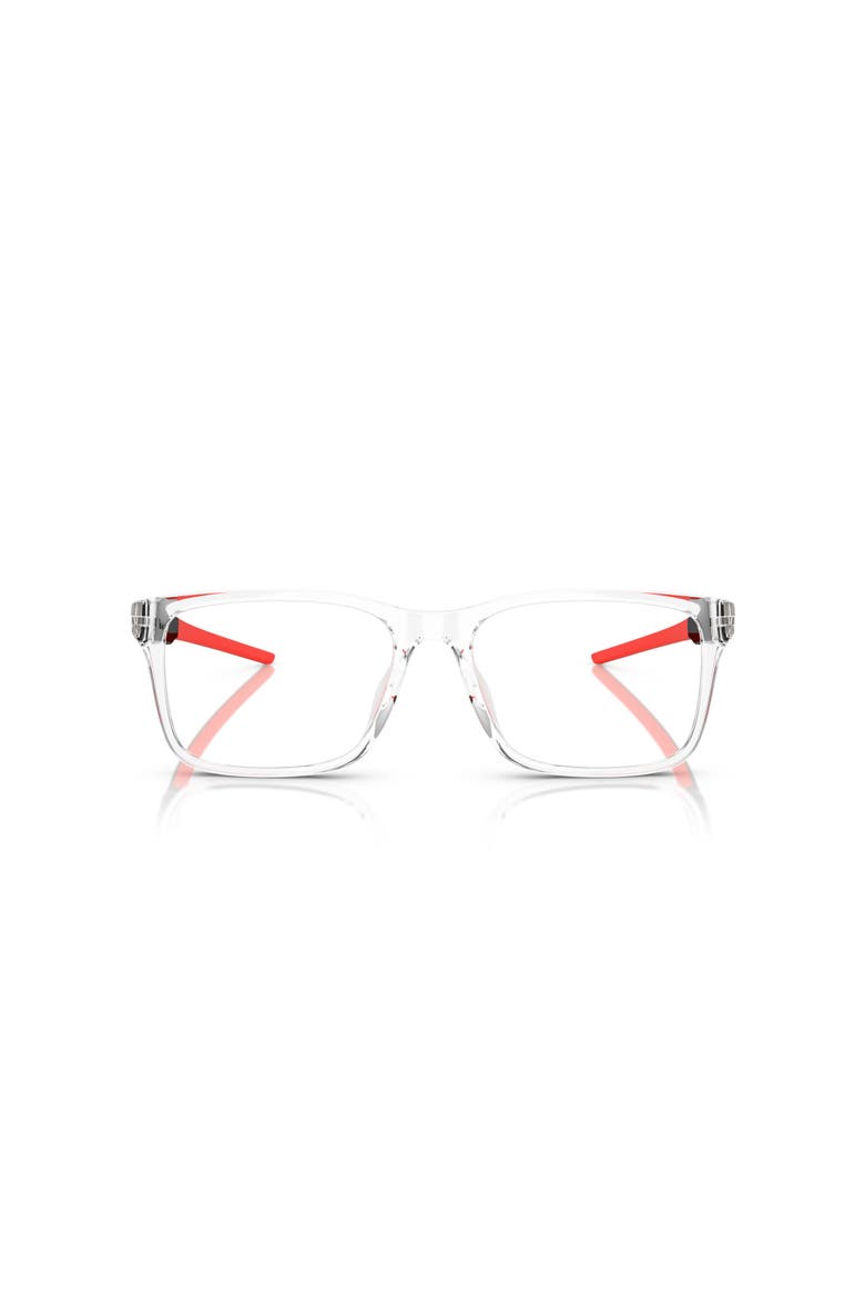 59mm Square optical glasses, Alternate, color, Transparent