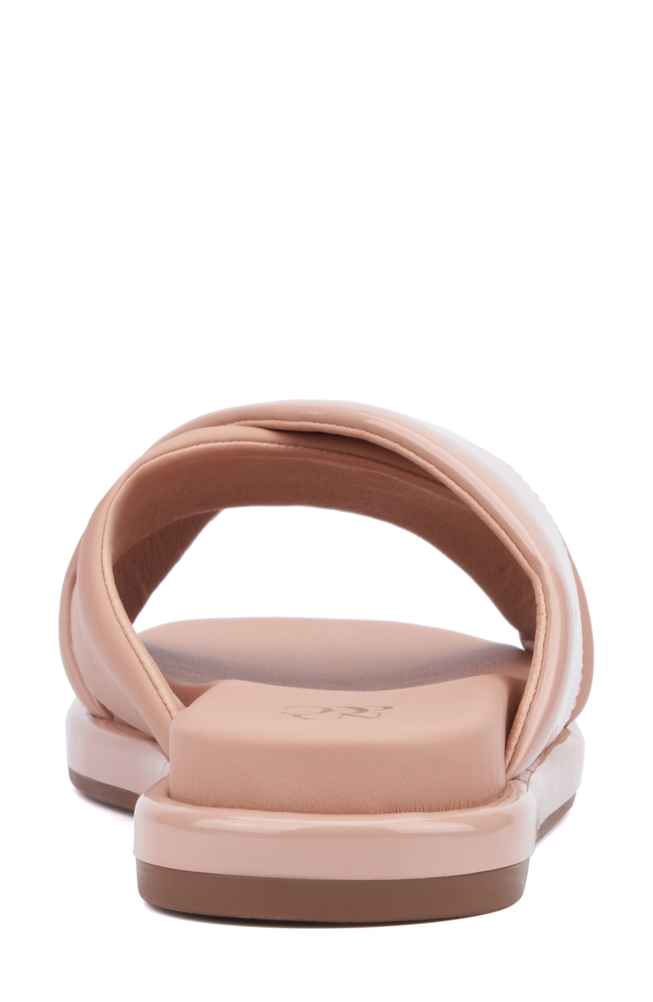 NEW YORK AND COMPANY Geralyn Slide Sandal, Alternate, color, Beige