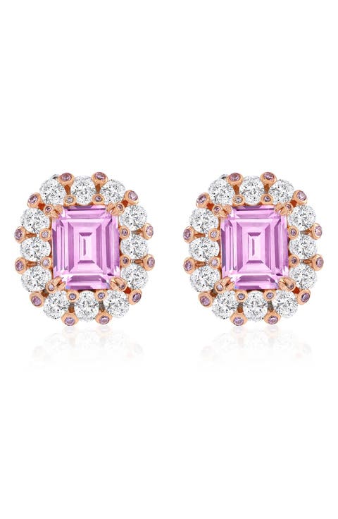 Gala Two-Tone Stud Earrings