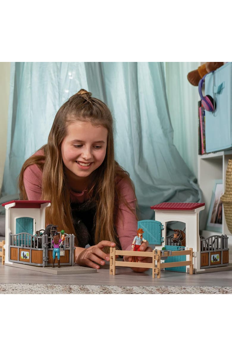 Schleich Horse Club Horse Box Lisa & Storm, Figurine Playset, Kids, Alternate, color, Multicolored