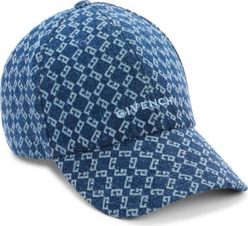 Jeans Small Monogram Baseball キャップ ホワイト Givenchy Monogram 72 Denim Baseball Cap | Nordstrom