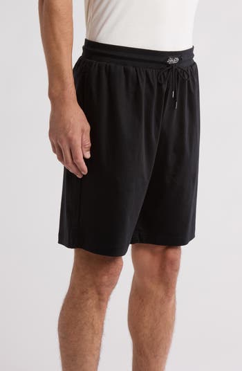 Mercerized Cotton Pajama Shorts<br />