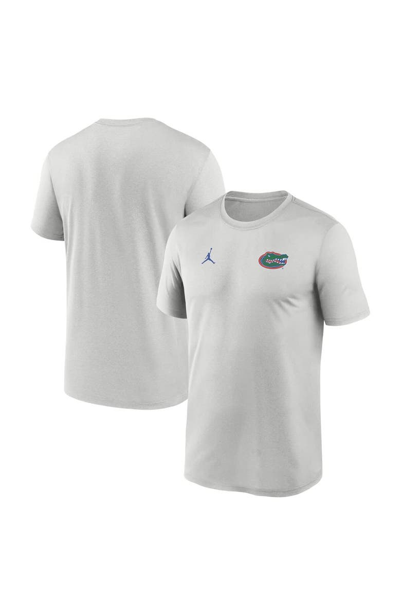 Jordan Brand Men's Jordan Brand Gray Florida Gators 2025 Sideline Small Logo Legend Performance T-Shirt, Main, color, 