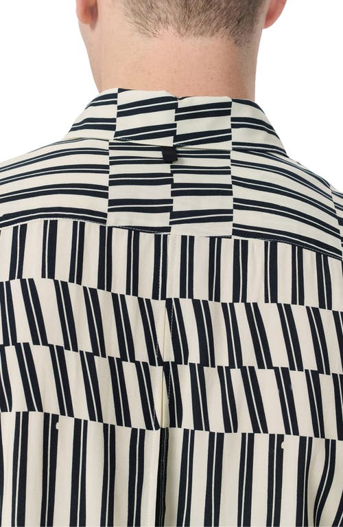 Rag & Bone Dalton Print Short Sleeve Button-up Shirt