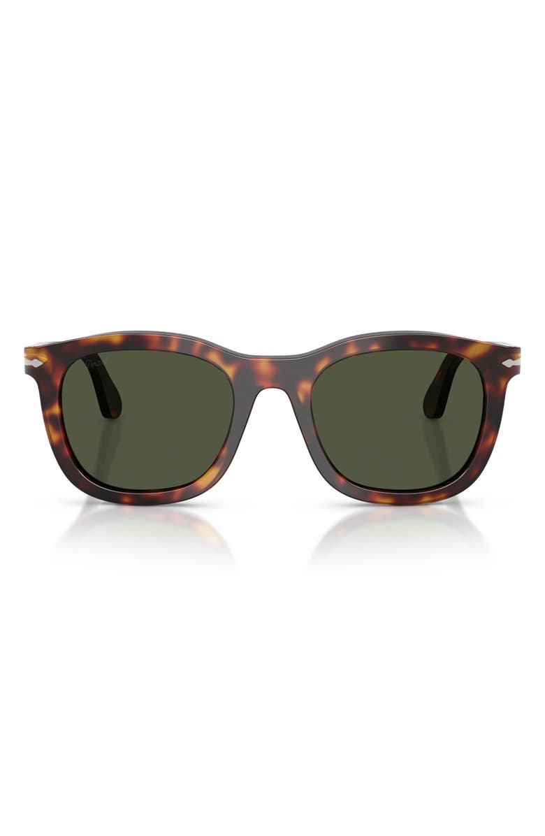 Persol 52mm Phantos Sunglasses, Main, color, Havana / Green