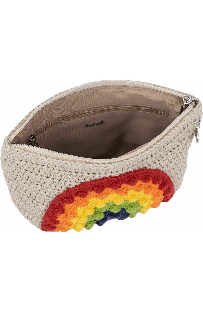 The Sak Essential Medium Pouch, Alternate, color, Rainbow Ecru