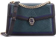 Pre-Owned Bvlgari Serpenti Forever Shoulder Bag Quilted Leather Small