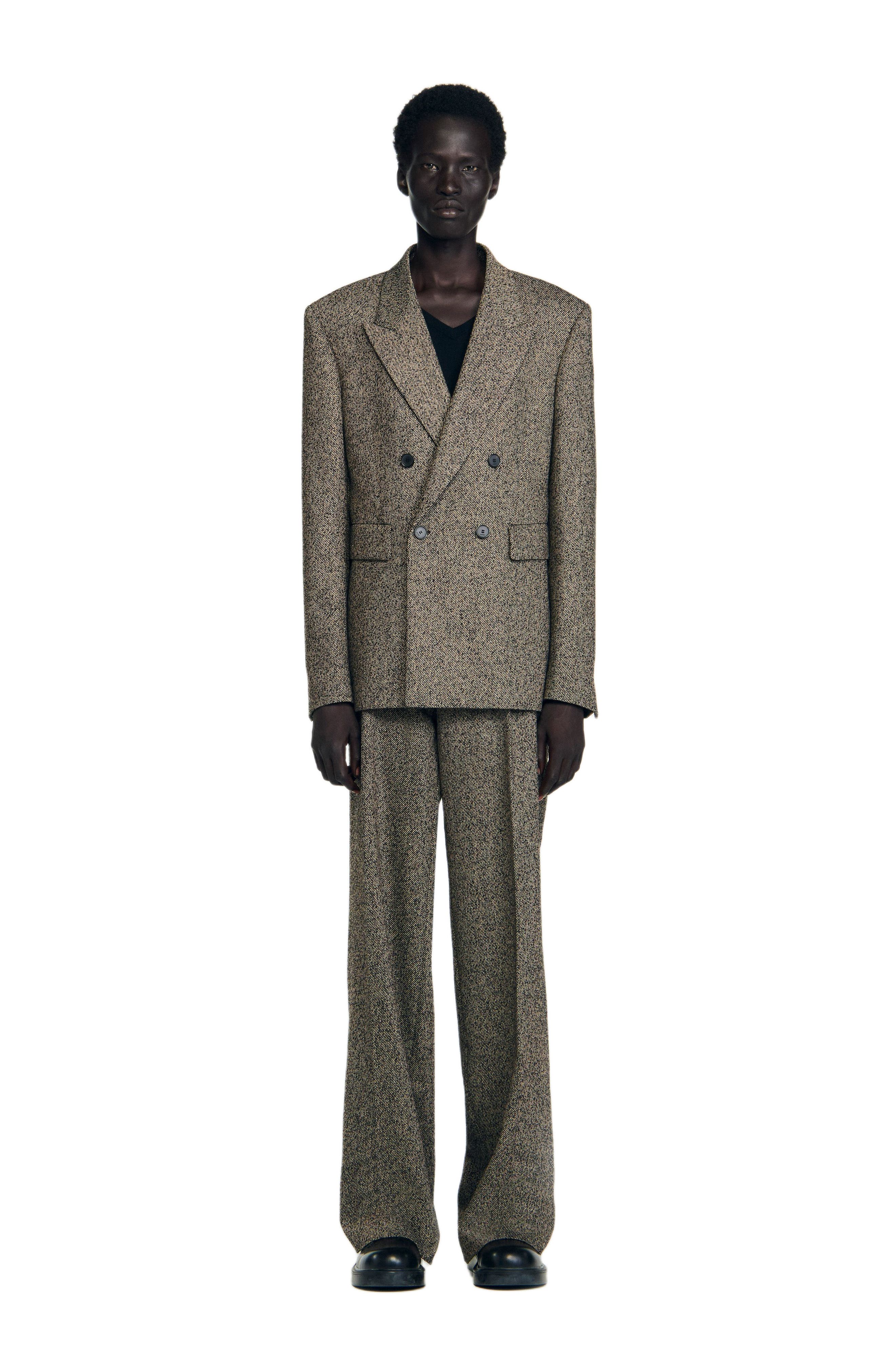 Double-breasted suit jacket - image 2