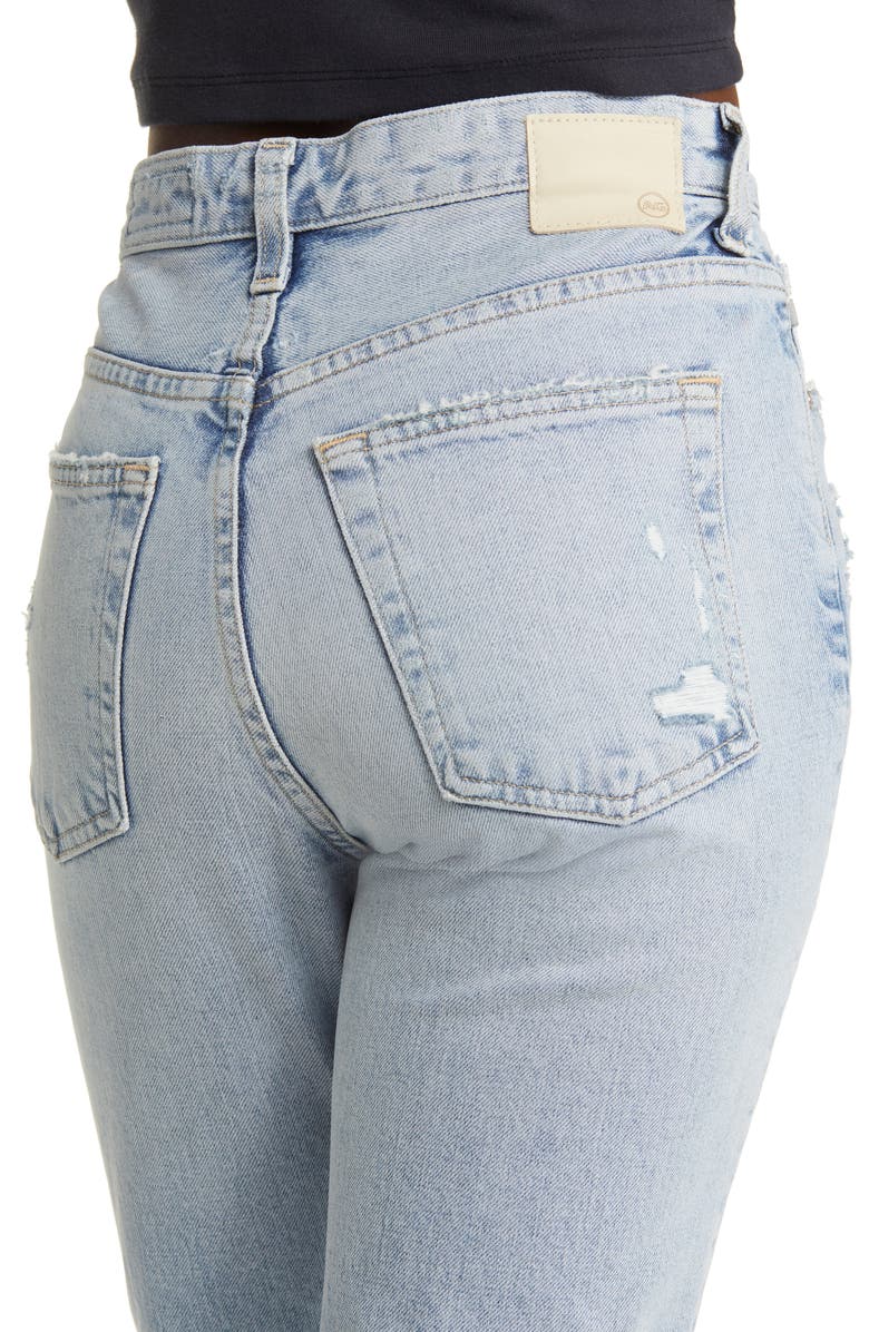 AG Alexxis Raw Hem High Waist Bootcut Jeans, Alternate, color, Windswept