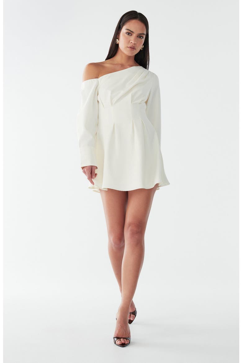 Dorothy Mini Dress, Alternate, color, Off White