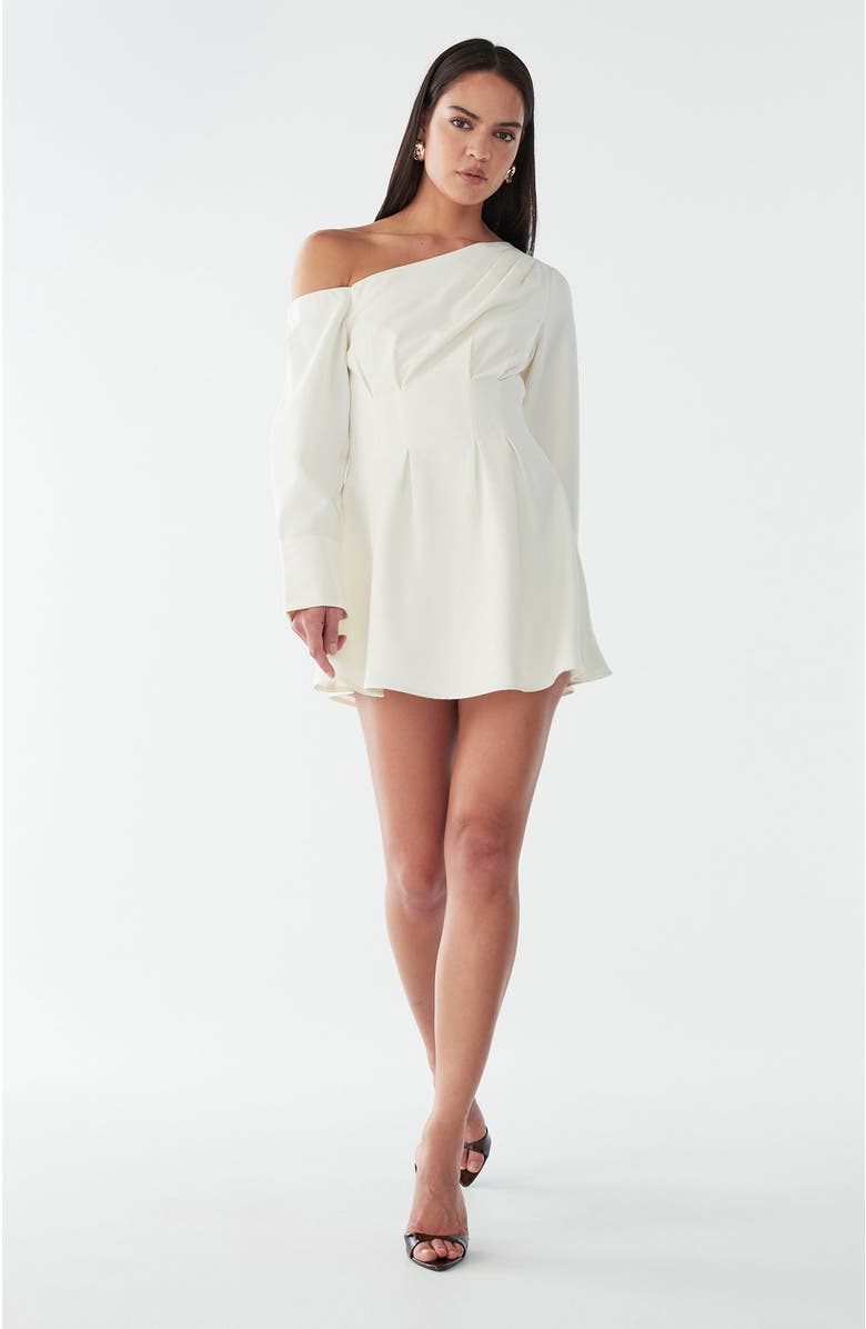 BWLDR Dorothy Mini Dress, Alternate, color, Off White