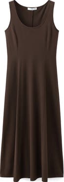 MANGO Sleeveless Midi Dress