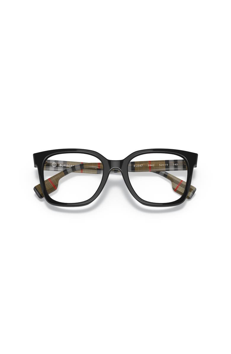 Burberry 52mm Square optical glasses, Alternate, color, Black