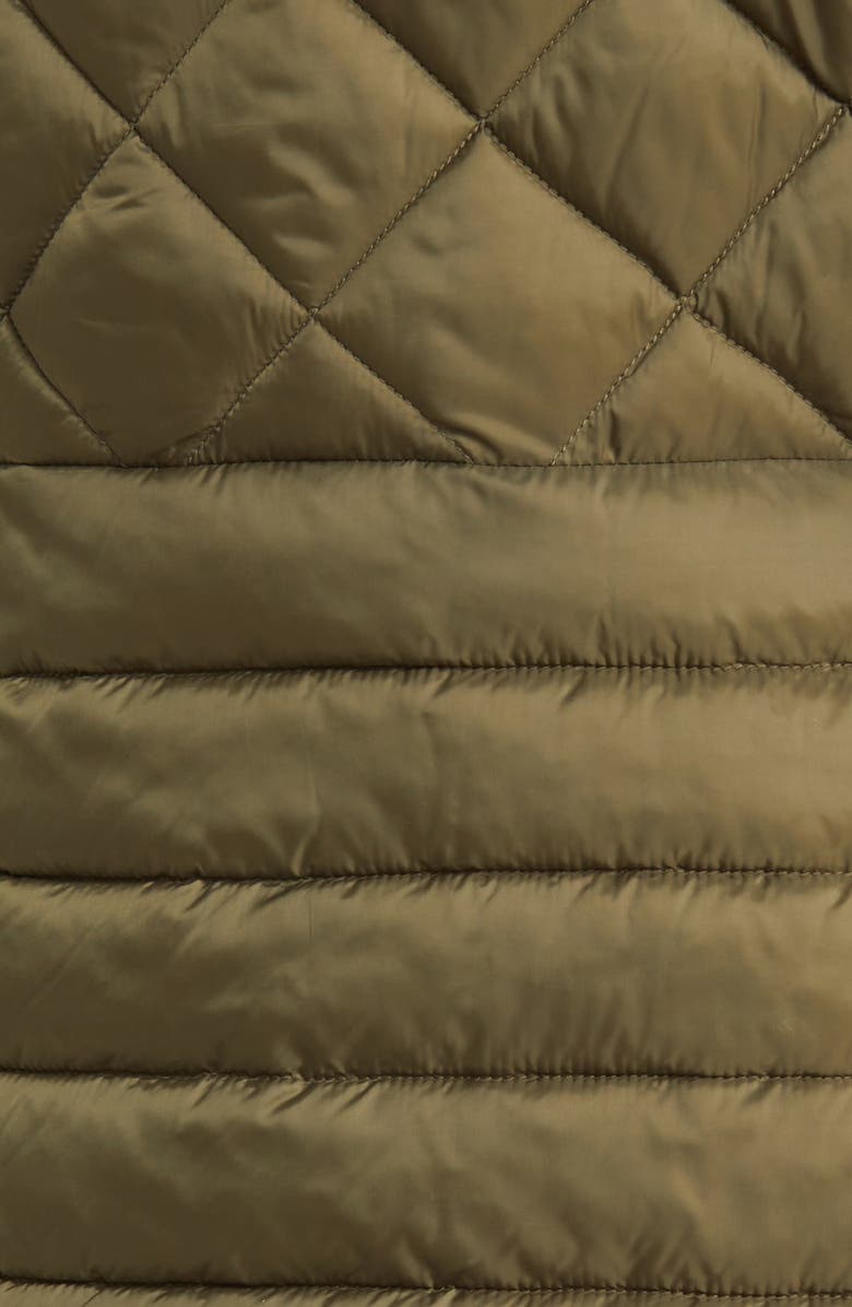 Lauren Ralph Lauren Mix Quilt Hooded Puffer Jacket, Alternate, color, 